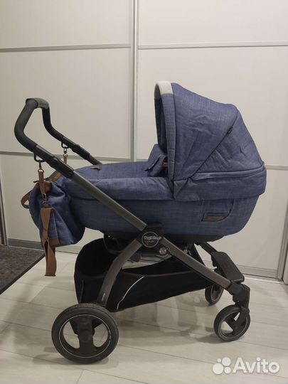 Коляска 3 в 1 Peg Perego Book S Urban Denim джинс