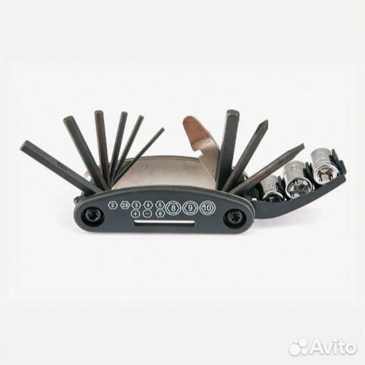 Ключи trix шестигранные в наборе 2/2.5/3/4/5/6мм с отверткой и головками на 8/9/10 мм (100)