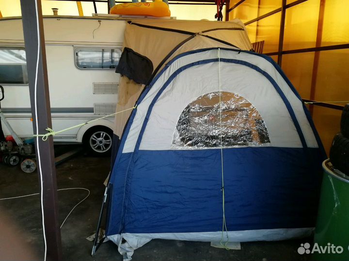 Палатка для прицепа дачи на колесах