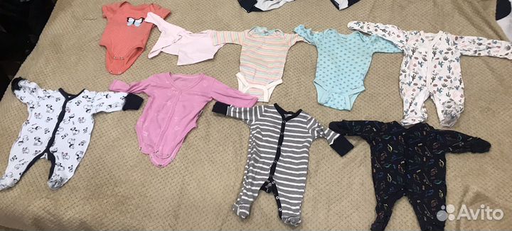 Детские вещи с рождения до 4-х месяцев