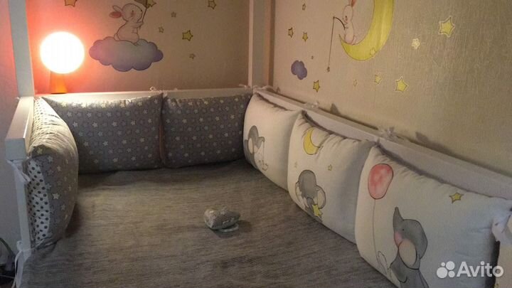 Бортики для детской кровати