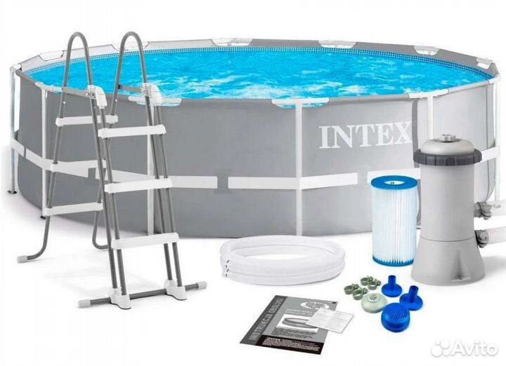Каркасный бассейн intex