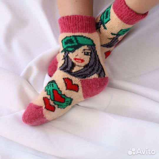 Печатки и носки детские на 7-8 лет