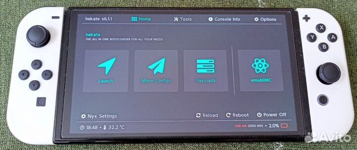 Nintendo switch oled (под восстановление)