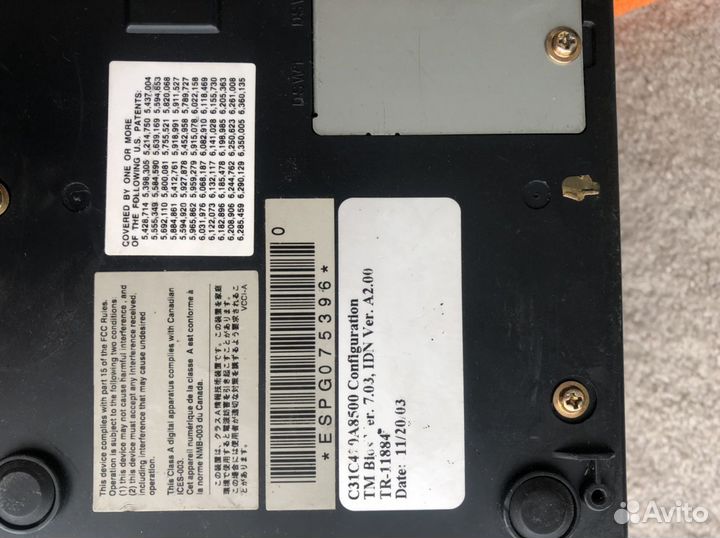 Чековый принтер Epson TM-T88III RS-232, скорость п