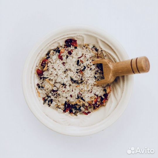 Морская соль для ванны с цветами