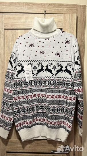 Свитер мужской с оленями