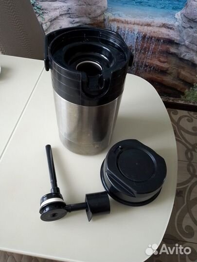 Термос СССР с помпой