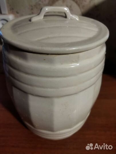 Горшок бочонок керамический СССР