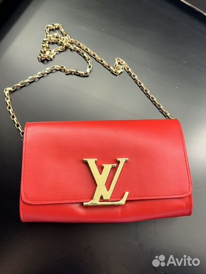 Клатч женский красный