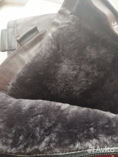 Зимние женские сапоги 38 натуральная кожа