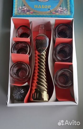 Подарочный набор из СССР стекло