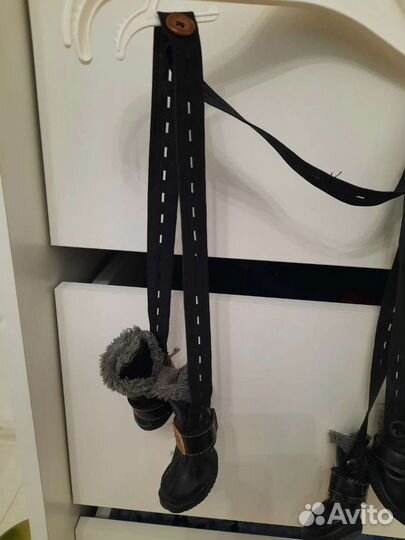 Система крепления ботинок для собак