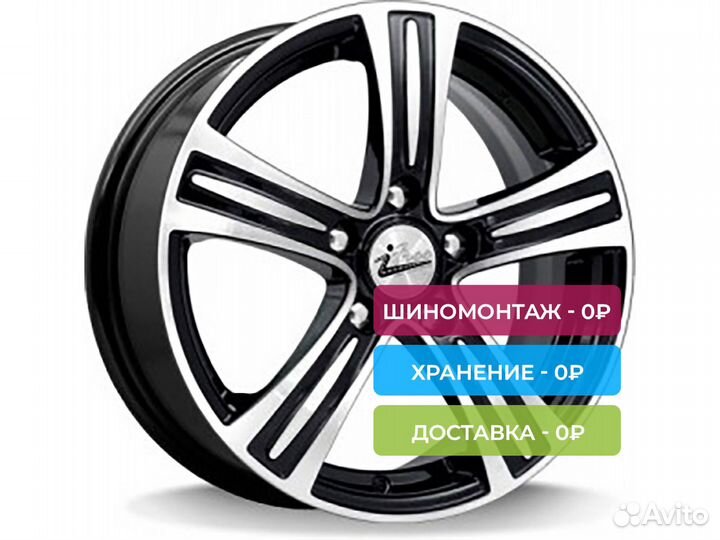 R15 5x100 6J ET38 D57,1 iFree SU Блэк-Джек