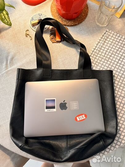 Сумка кожаная шопер