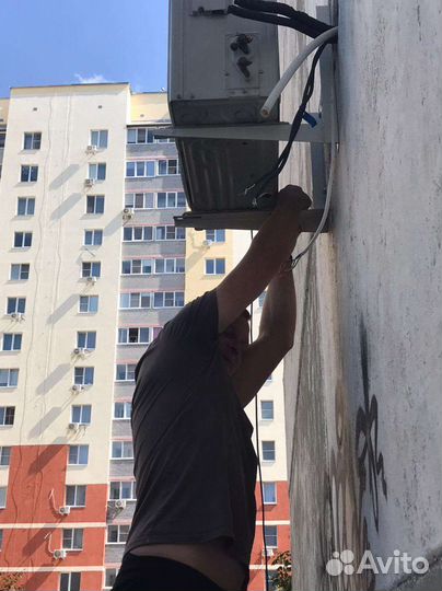 Установка кондиционеров. Монтаж Сплит-систем