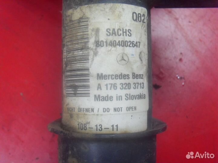 Амортизатор передний A1763203713 Mercedes A180/200