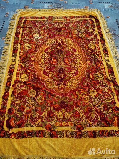 Плюшевая скатерть СССР