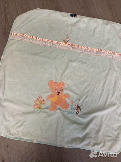 Плед деткий одеялко конверт на выписку