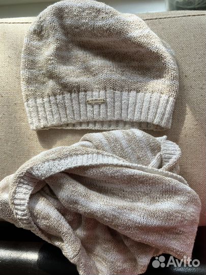 Комплект шапка и снуд