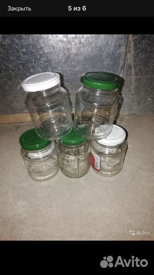 Посуда, стеклянные банки