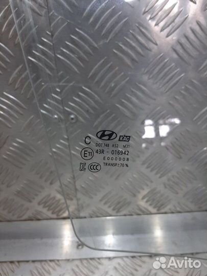 Стекло двери переднее правое Hyundai Solaris HCR
