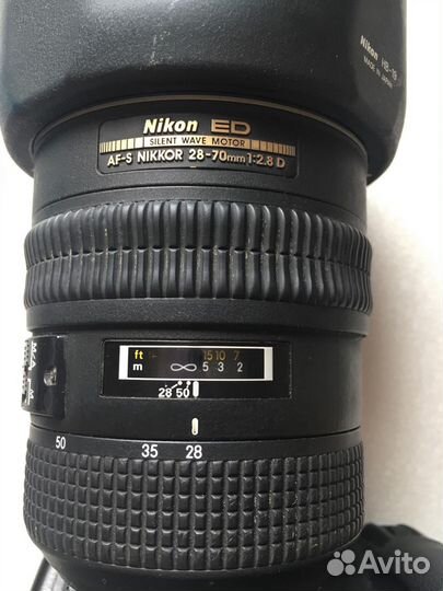 Объектив nikon ED AF-S nikkor 28-70 1:28D