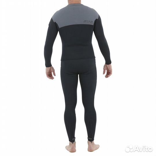 Длинный гидрокостюм без рукавов и куртка для гидро