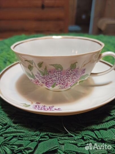 Чашка с блюдцем 