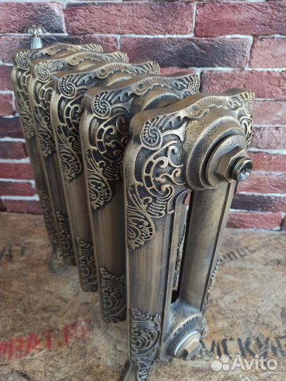 Чугунные Батареи Ретро Стиль Дизайн Узоры Ножки