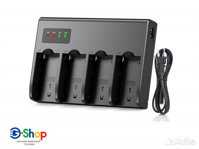 Зарядная станция Palo на 4 слота акб для Sony NP-F