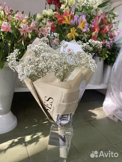 Букет из гипсофилы