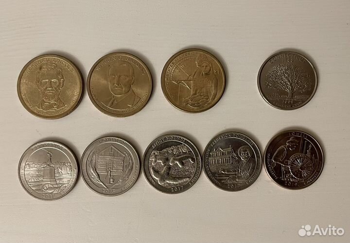 Монеты США на обмен