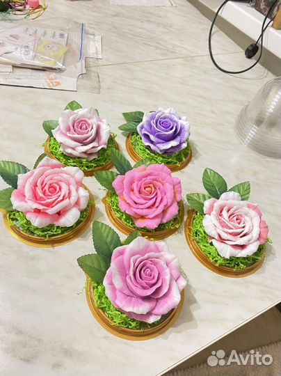 Цветы из мыла к 8 марта и на другие праздники