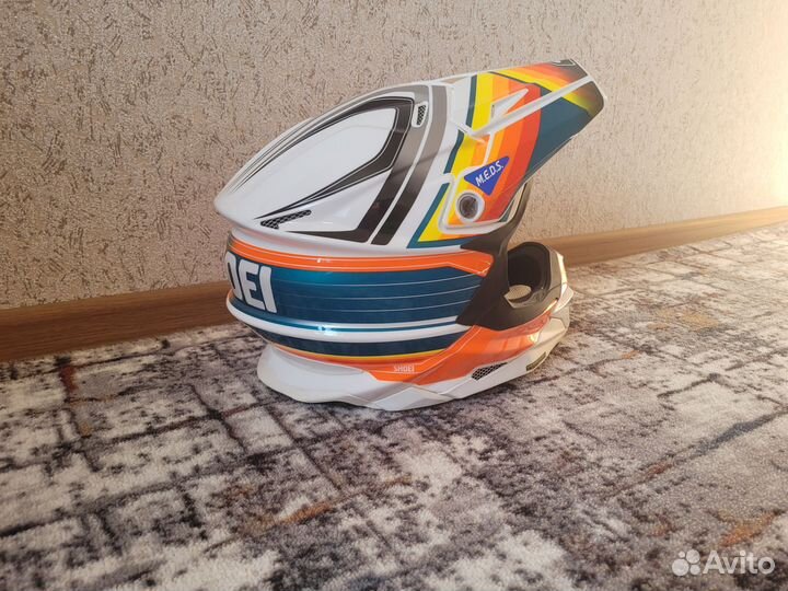 Шлем Shoei VFX-WR Pinnacle TC-8 orange grey