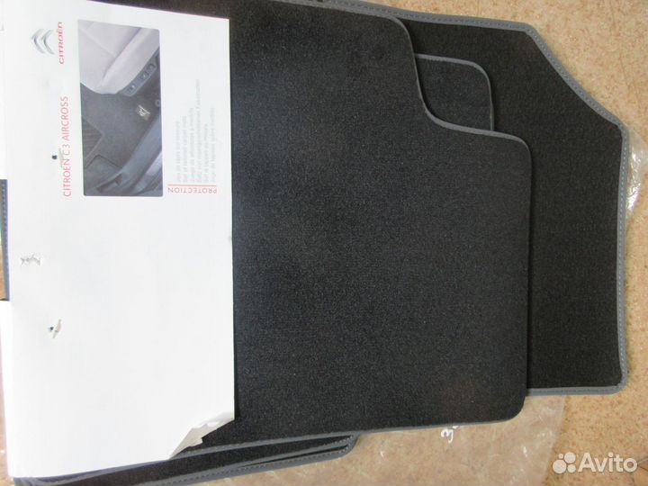 Коврики citroen C3 aircross велюр