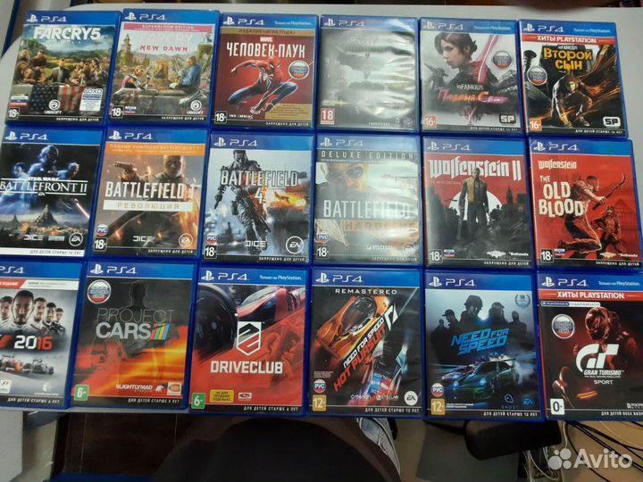 Игры для PlayStation 4 Б/У (обмен)