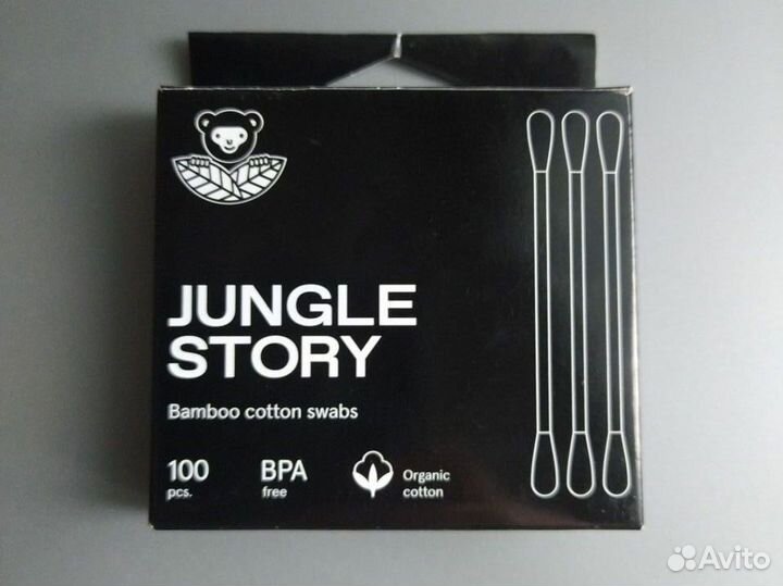 Ватные палочки бамбуковые Jungle Story
