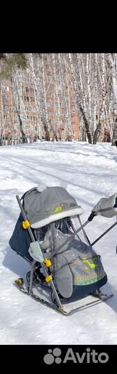 Санки-коляска Nika