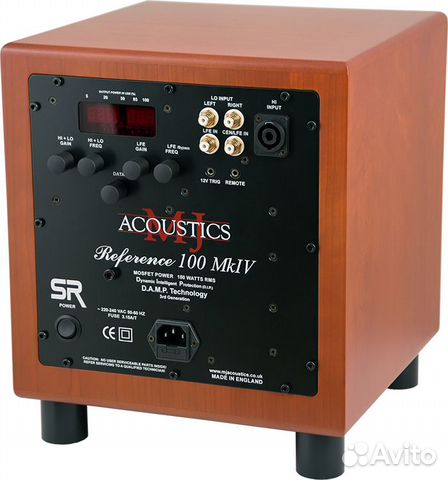 Сабвуфер MJ Acoustics Ref. 100 MK4 SR Walnut