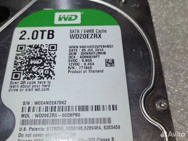 WD Green 2000 Гб 2 Тб 3.5