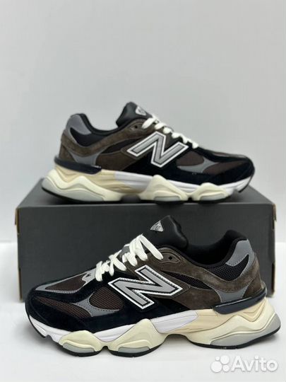 New Balance 9060 Black Brown(Премиум Качество)