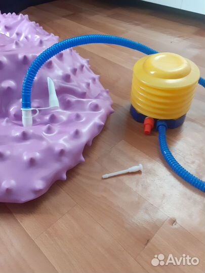 Мяч гимнастический массажный / фитбол с насосом