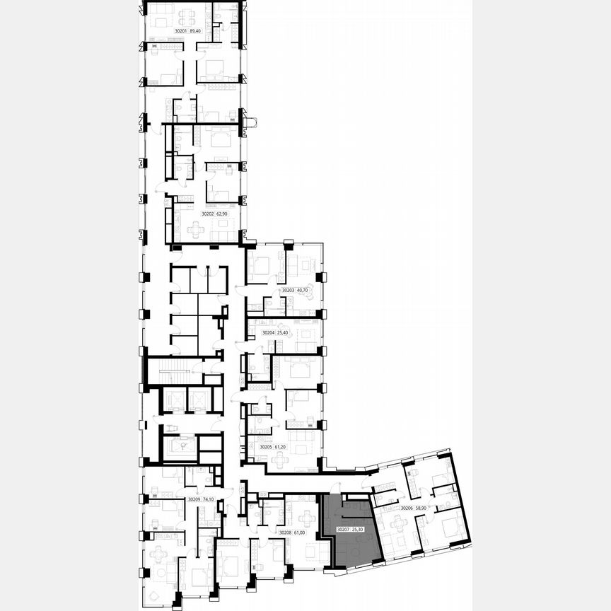 Квартира-студия, 25,3 м², 2/28 эт.