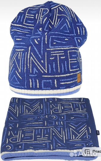 Комплект для подростка шапка+снуд agbo Польша