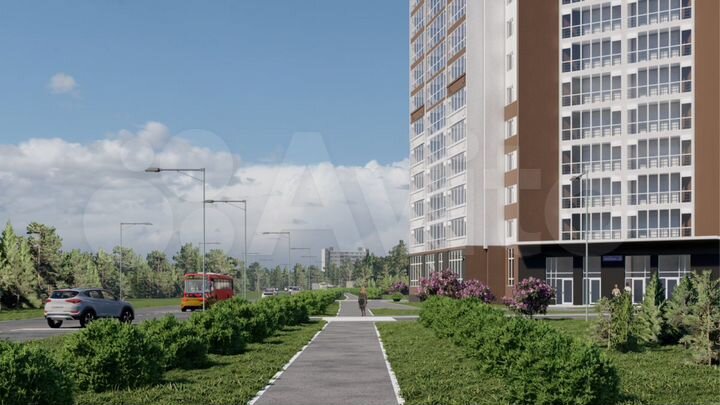 3-к. квартира, 87,9 м², 12/17 эт.