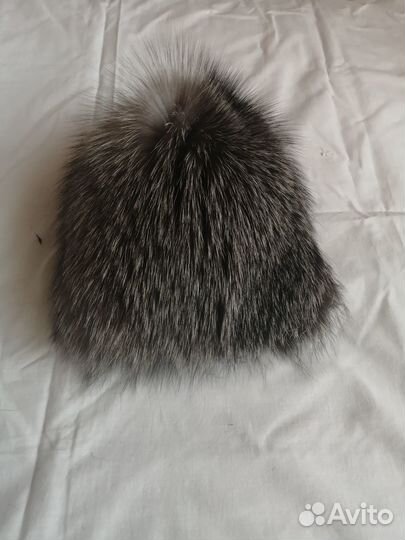 Шапка женская песец