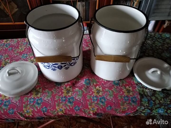 Бидон эмалированный СССР