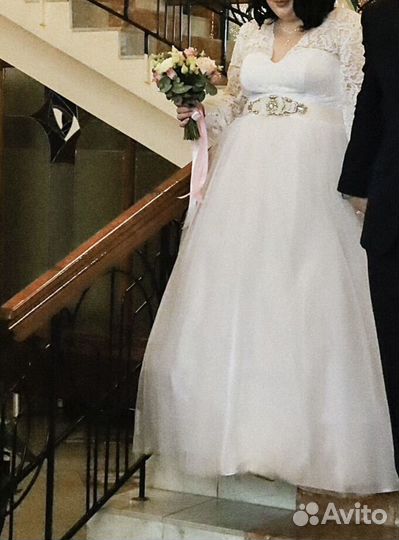 Свадебное платье 58-62