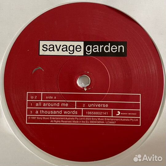 Виниловая пластинка Savage Garden - Savage Garden